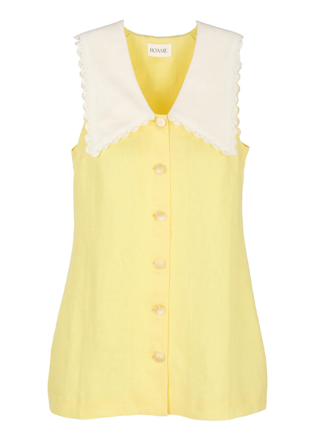Valentina Mini Dress in Limoncello | Over The Moon
