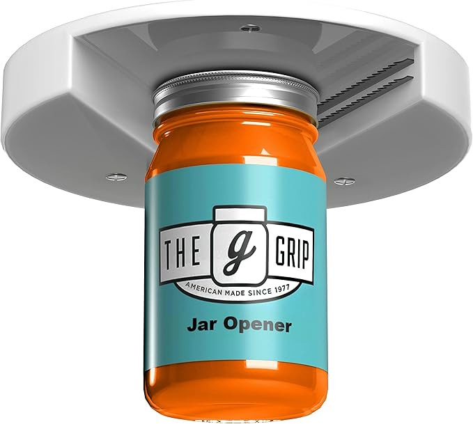 The Grip Jar Opener | Original Under Cabinet Jar Lid & Bottle Opener, Made in USA – Effortless ... | Amazon (US)