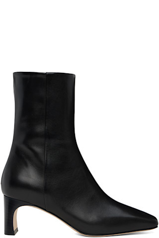 Black Tabitha Ankle Boots | SSENSE