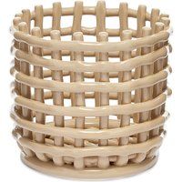 Ferm Living Ceramic Basket - Small in Cashmere | END. Clothing | End Clothing (US & RoW)