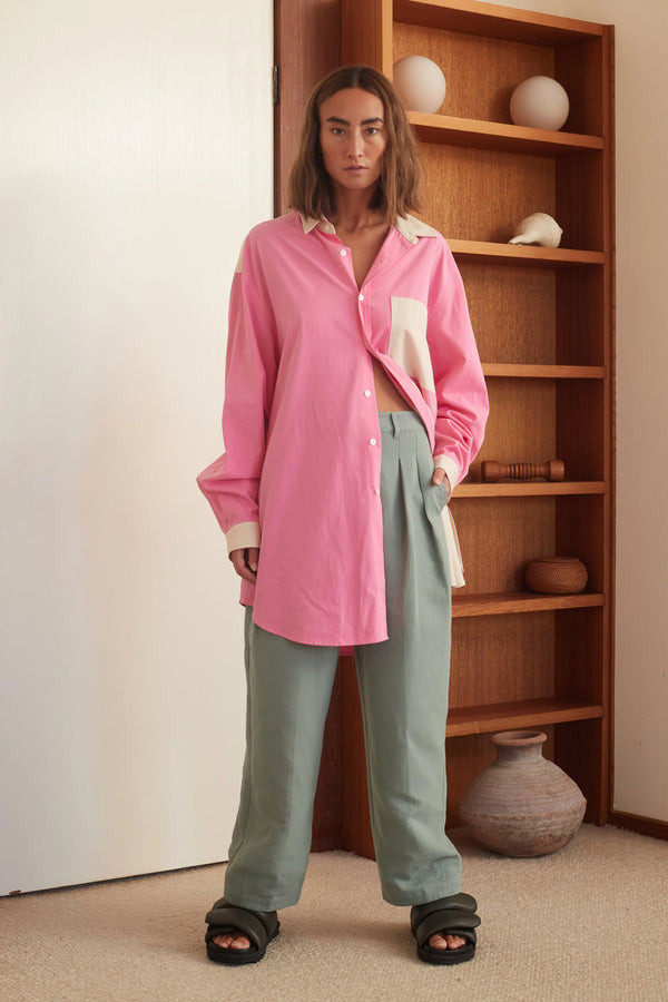 Pascal Shirt in Fuchsia Cream | Reliquia Collective & Blanca