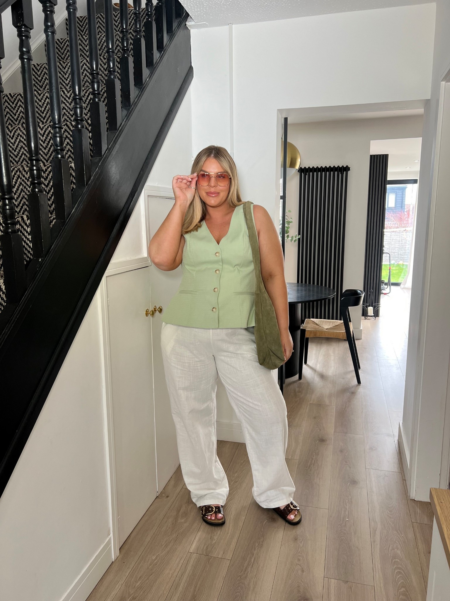 Summer Vibes, Waistcoat, Trousers, Sandals, Sunglasses, ASOS 

#LTKstyletip #LTKuk #LTKspring