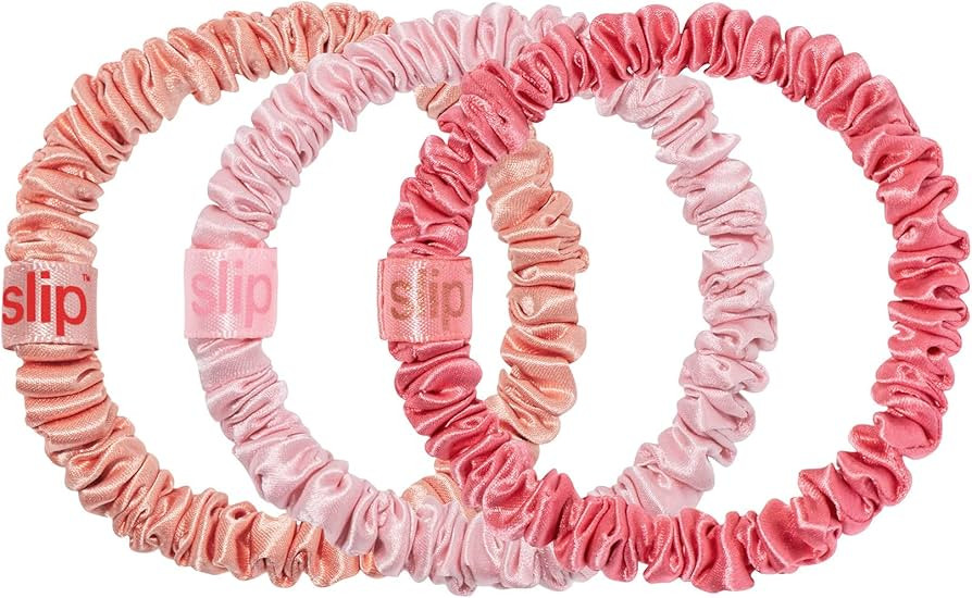 SLIP Amazon Exclusive Skinny Scrunchies: Anti-Crease, Anti-Breakage Slipsilk™ Design Protects D... | Amazon (US)