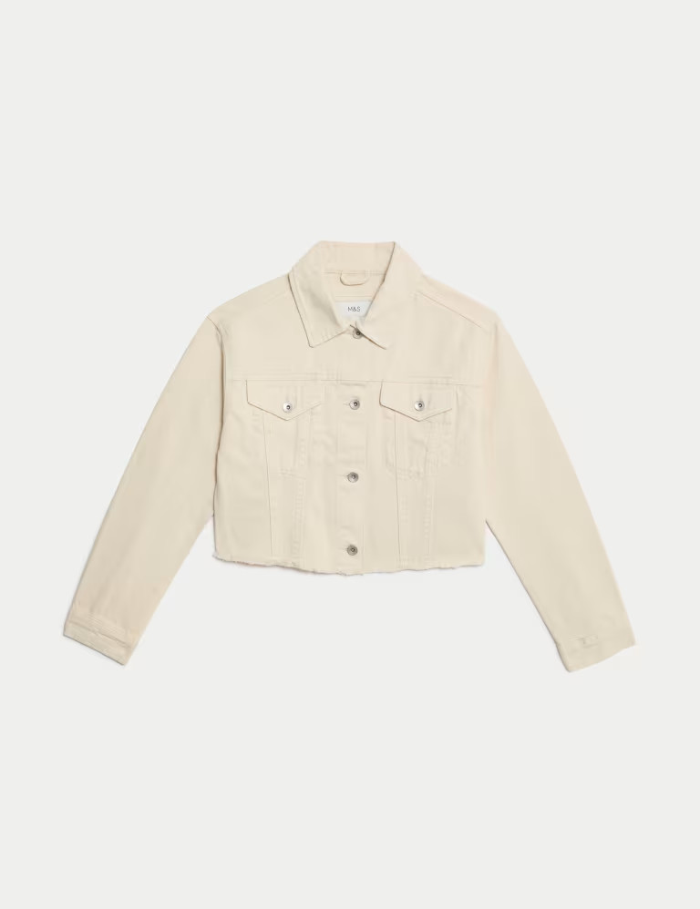 Denim Cropped Jacket | Marks & Spencer (UK)