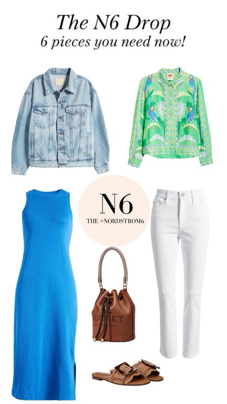The April N6 Drop. 
Five stylists agree these six pieces you need now for spring! 

Note: the mother jean is available in Petites too. I've linked them below.

#LTKstyletip #LTKfindsunder100 #LTKover40