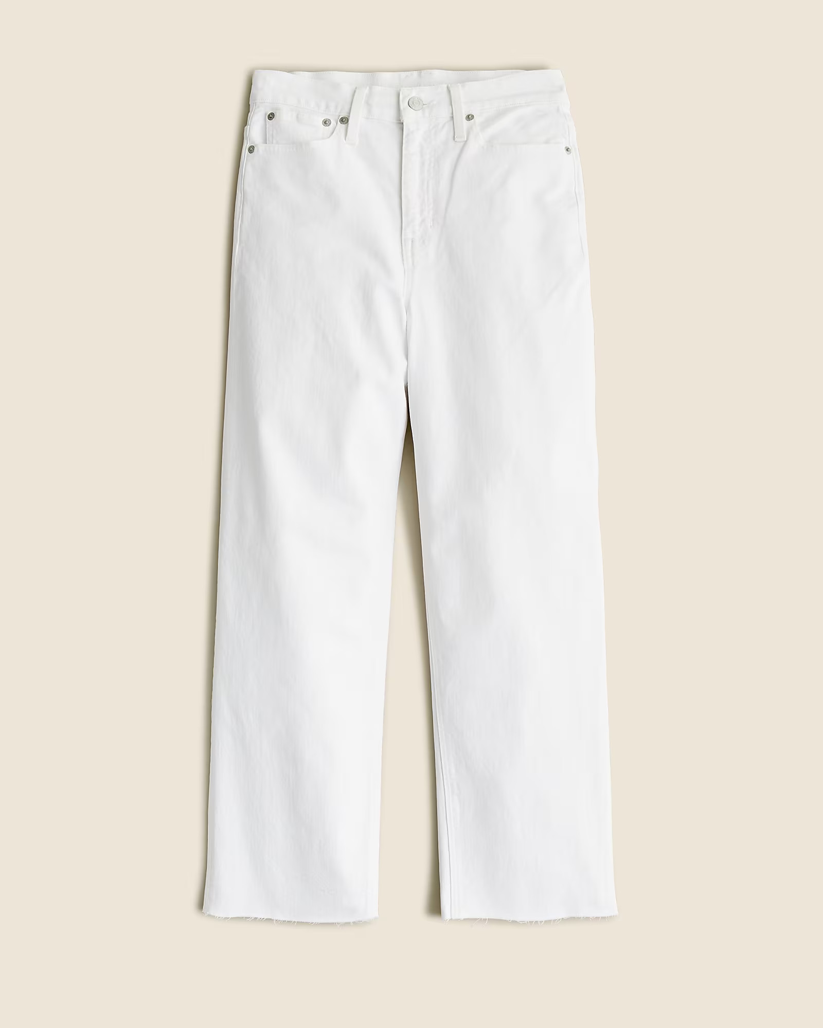 Slim wide-leg jean in white wash | J. Crew US