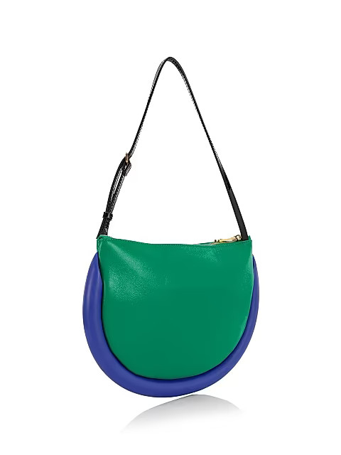 JW Anderson The Bumper Moon Colorblock Leather Shoulder Bag | Saks Fifth Avenue