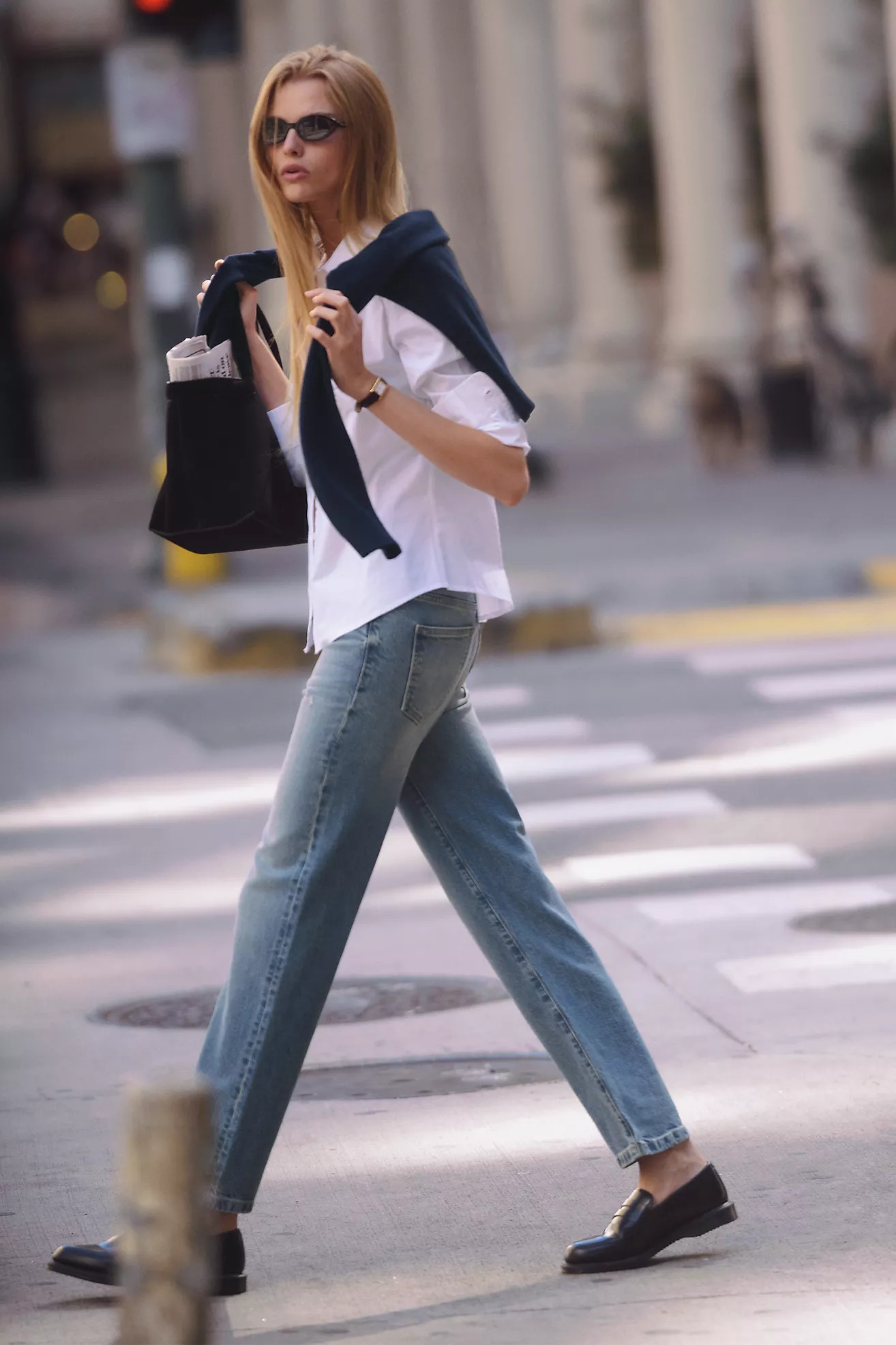 The Gracelyn Slim Buttondown Shirt by Maeve | Anthropologie (US)