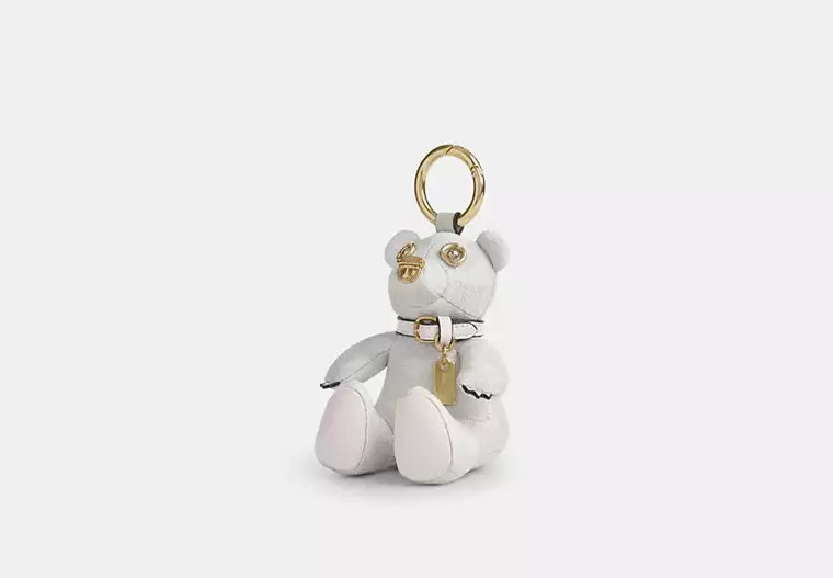 Collectible Bear Bag Charm In Signature Canvas | Coach Outlet US