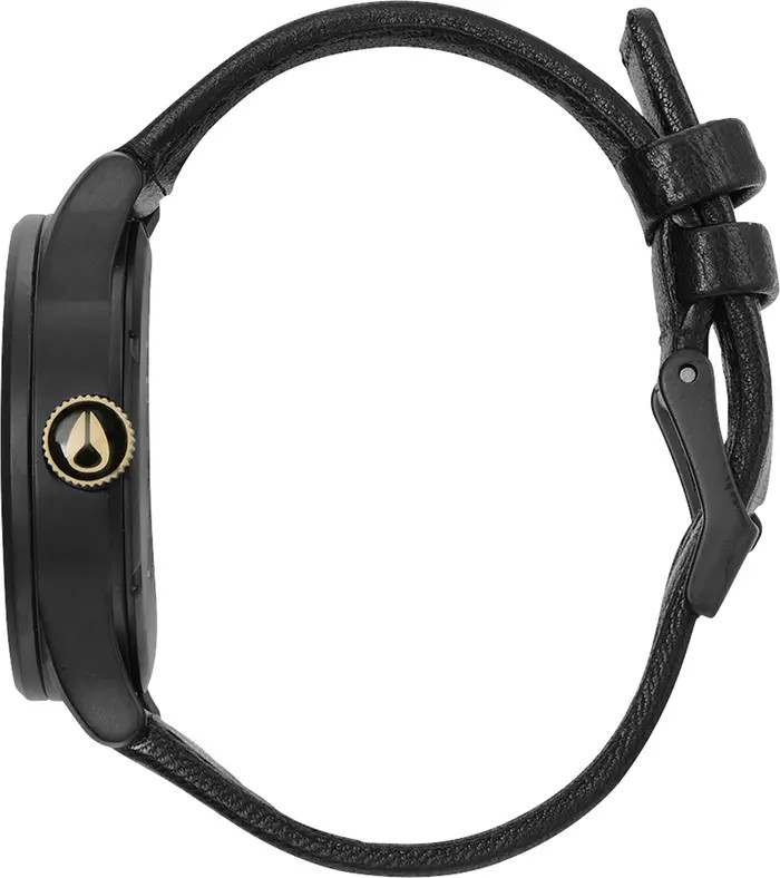 The Sentry Leather Strap Watch, 42mm | Nordstrom