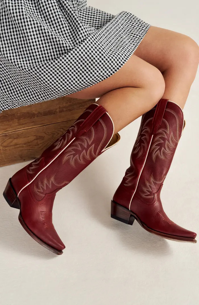 Tecovas The Annie Western Boot in Midnight at Nordstrom, Size 11 | Nordstrom