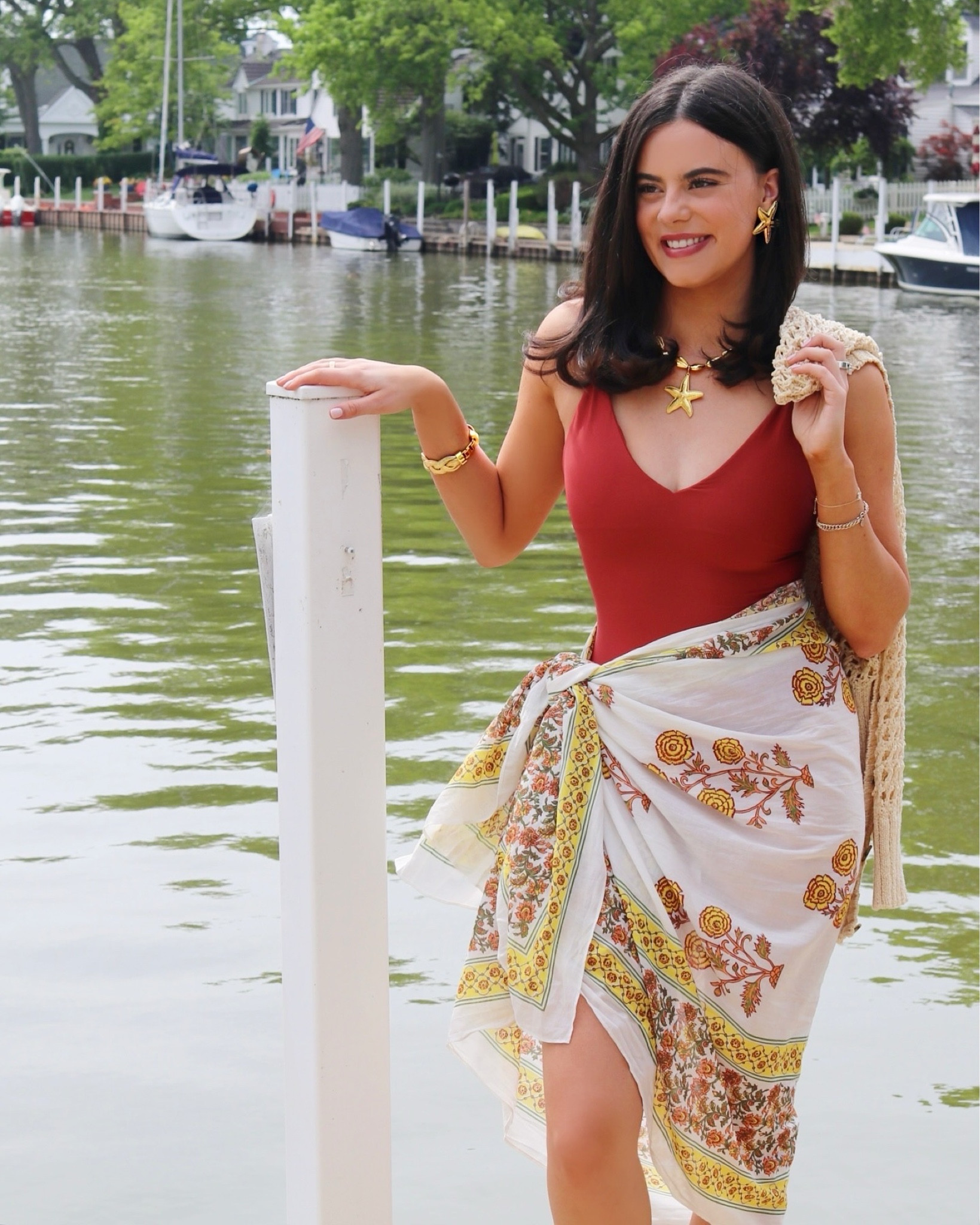 #injcrew #ad #sponsored Summer style in @jcrew wearing a classic one piece and coordinating sarong - easy, breezy for all summer long! ☀️


#LTKU #LTKSummerEdit #LTKSeasonal