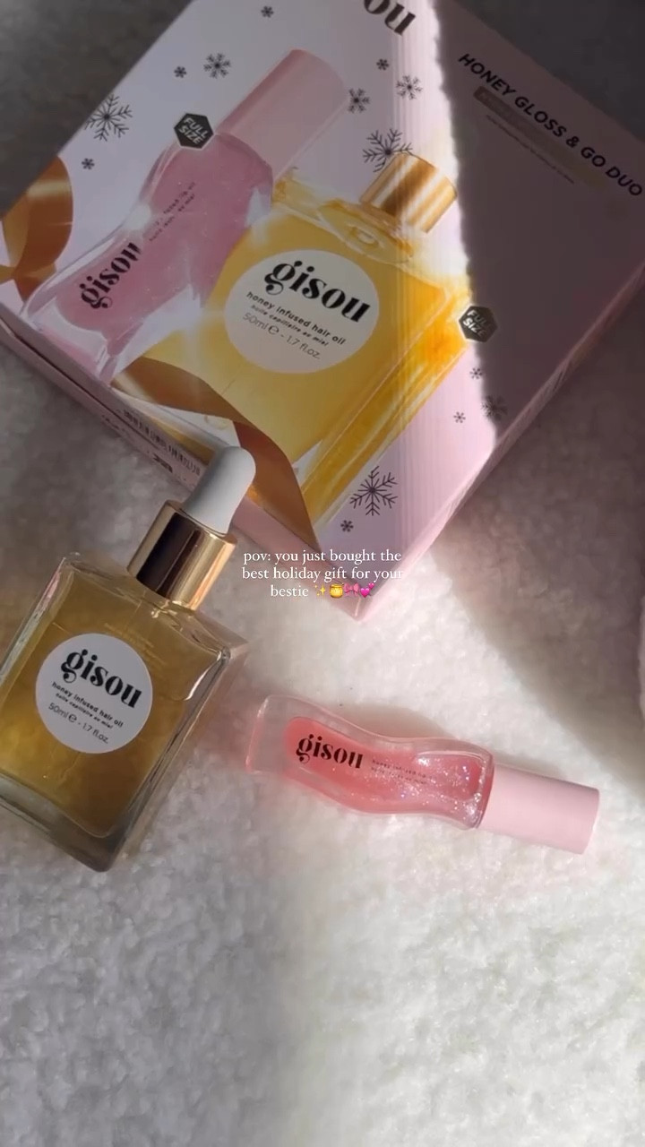 got this gorgeous @gisou set at the sephora sale, order yours before nov 11 to get a discount 💕
linked this and my other sephora favorites in my ltk ✨

#beauty #sephorasale #gisou #christmas #holidays #gisouhairoil #beautytips #beautyaddict #selfcare #haircare #skincare #contentcreator #pinterest #ａｅｓｔｈｅｔｉｃ #microinfluencer #lifestyle #instagood #girlythings #reeloftheday #viral #beautyobsessed #beautyproducts #beautyhaul #beautyhair #haircareroutine #haircaretips #sephorahaul #sephoragirls #girlythings #girlhood #coquette

#LTKSaleAlert #LTKFindsUnder100 #LTKBeauty