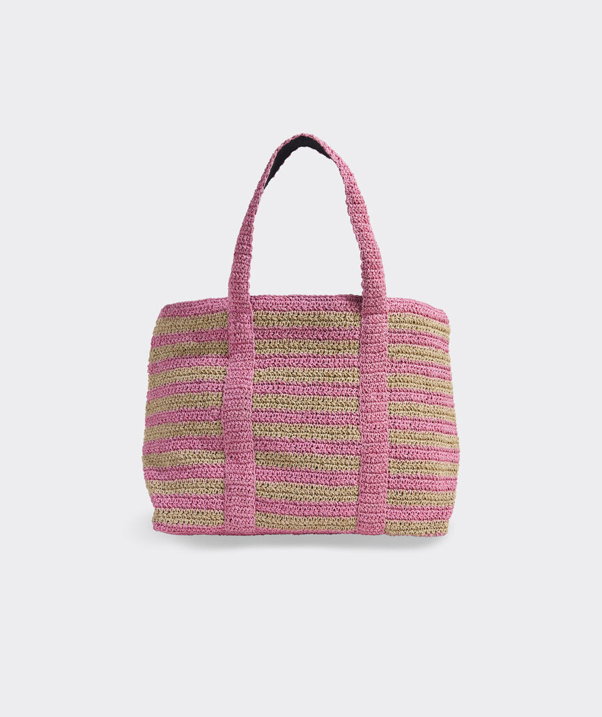 Medium Straw Tote | vineyard vines