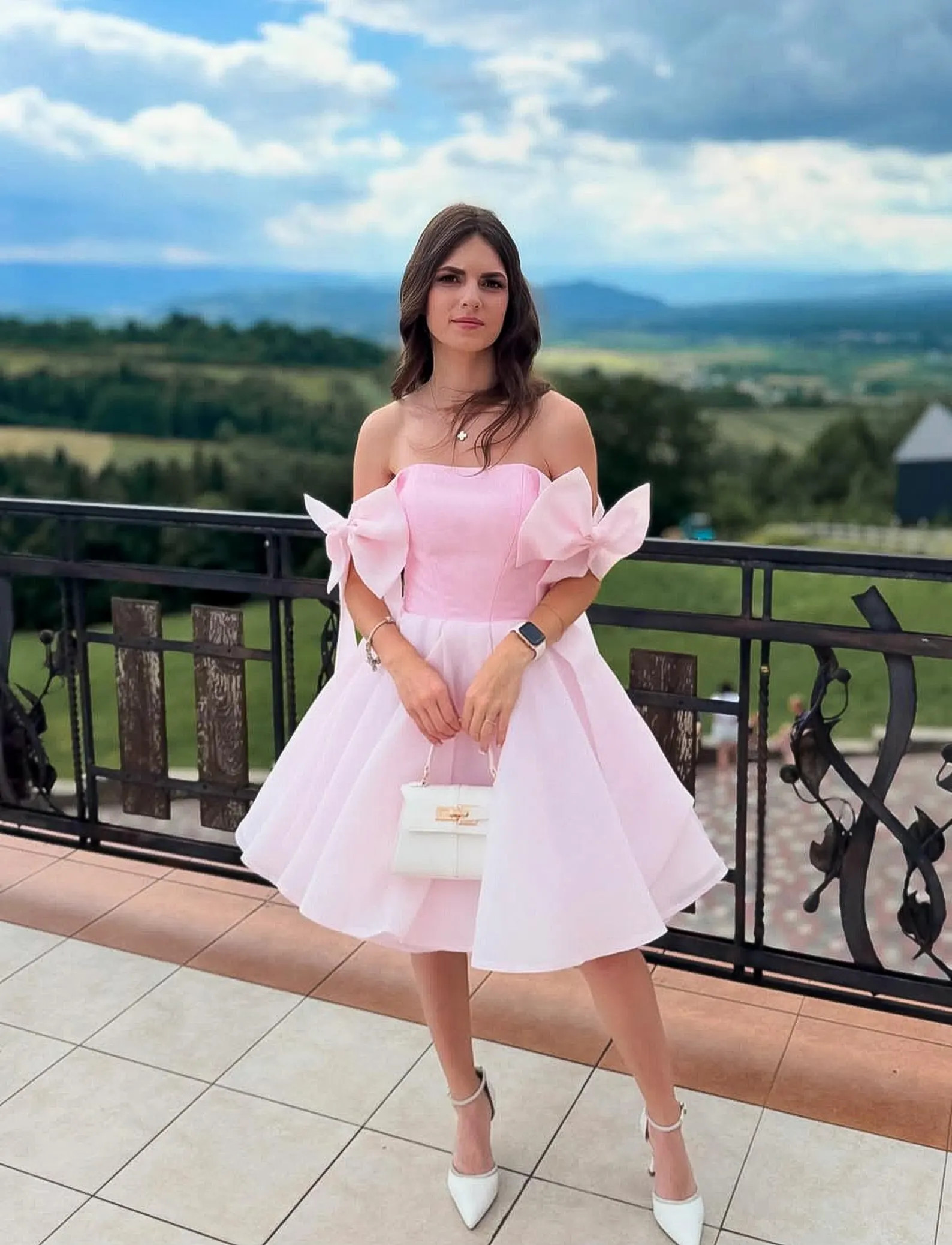 Light Pink Prom Corset Dress, Short Wedding Dress, Mini Dress, Engagement Dress, Rehearsal Dinner... | Etsy (Global)