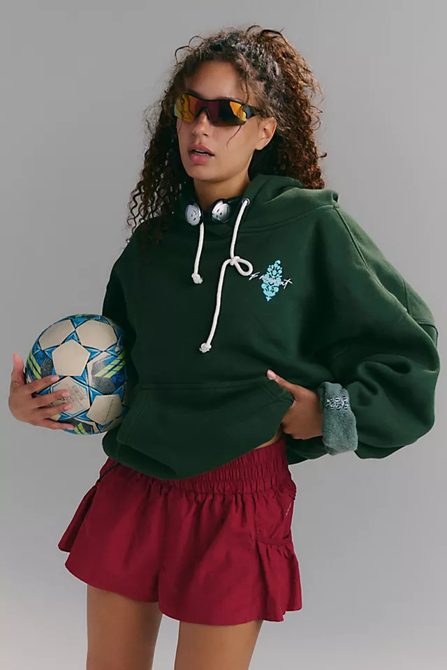 Get Your Flirt On Shorts by FP Movement at Free People, Sweet Grass, XL | Free People (Global - UK&FR Excluded)