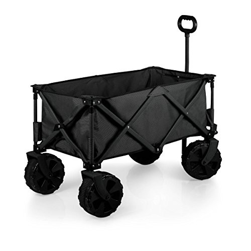 ONIVA - a Picnic Time brand Picnic Time Collapsible Adventure Wagon with All-Terrain Wheels, Black/G | Amazon (US)
