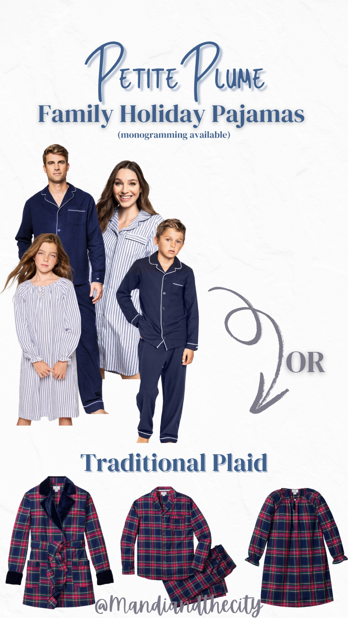 Luxury sleepwear for the entire family with optional monogramming! 

#LTKFamily #LTKHoliday #LTKGiftGuide