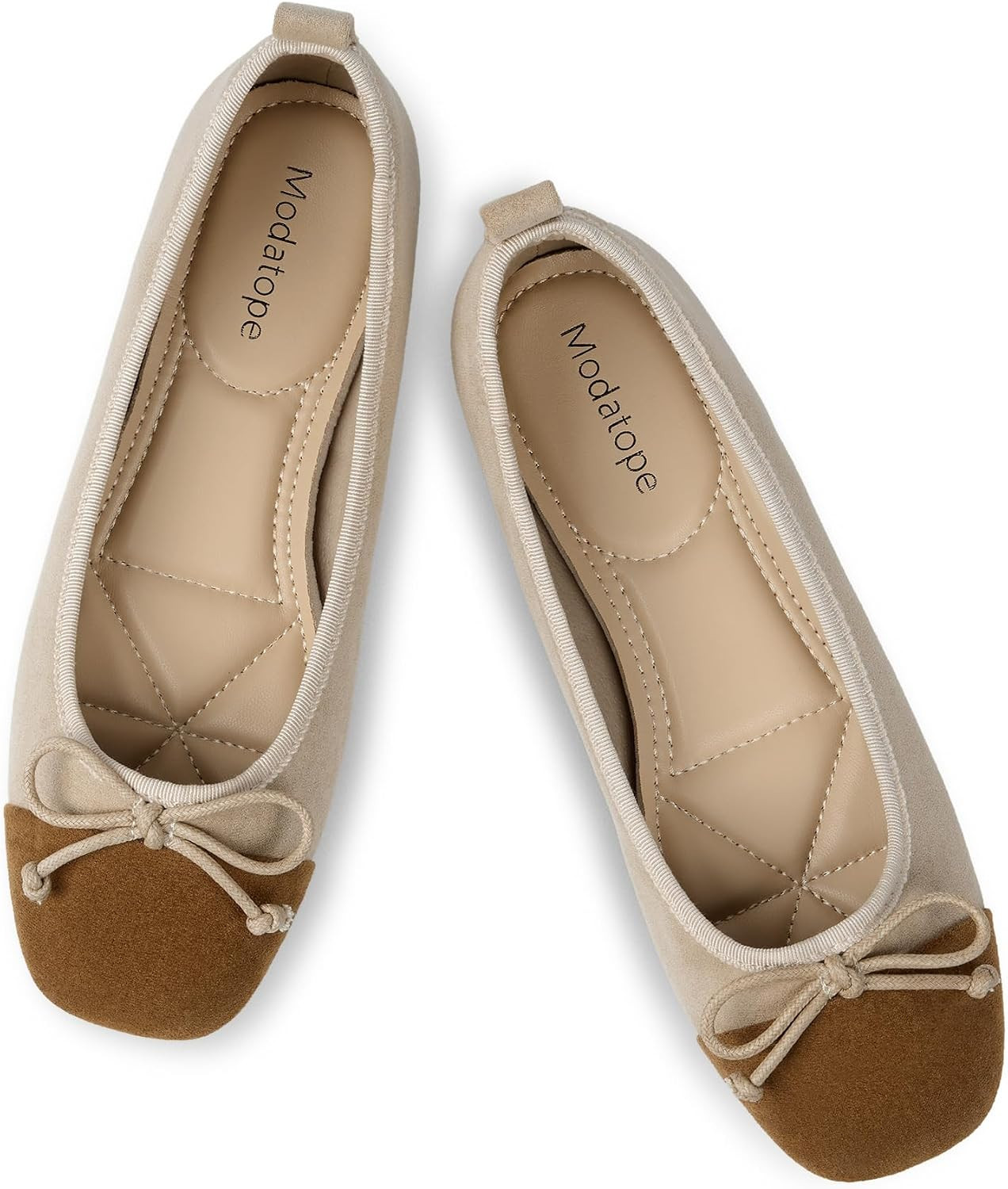Modatope Womens Flats Ballet Ballerina Flats for Women | Amazon (US)