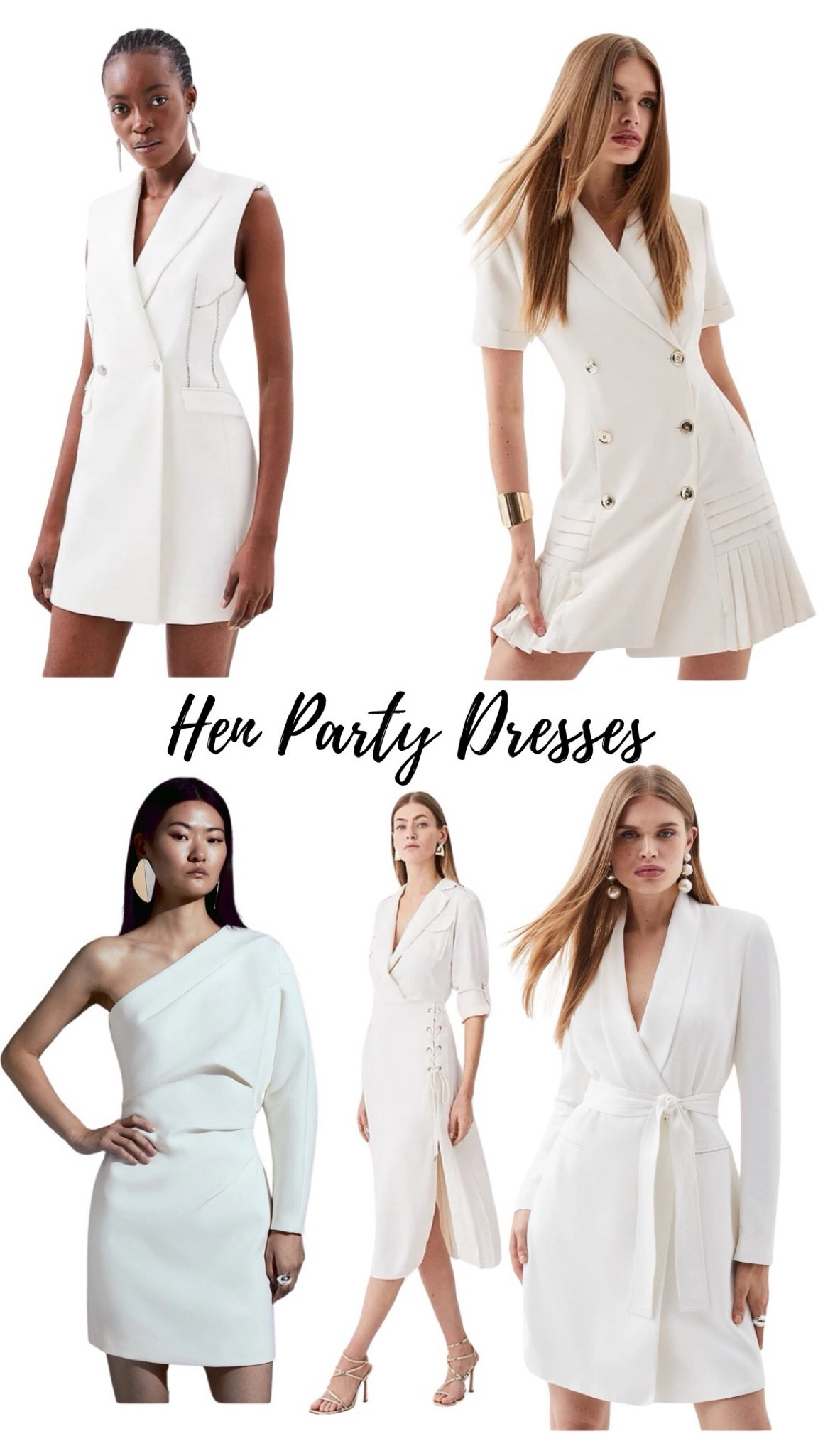 Top 5 White Hen Party Dresses from Karen Millen

Use code ‘EXTRA20’ today for an extra 20% off.

#LTKstyletip #LTKsalealert