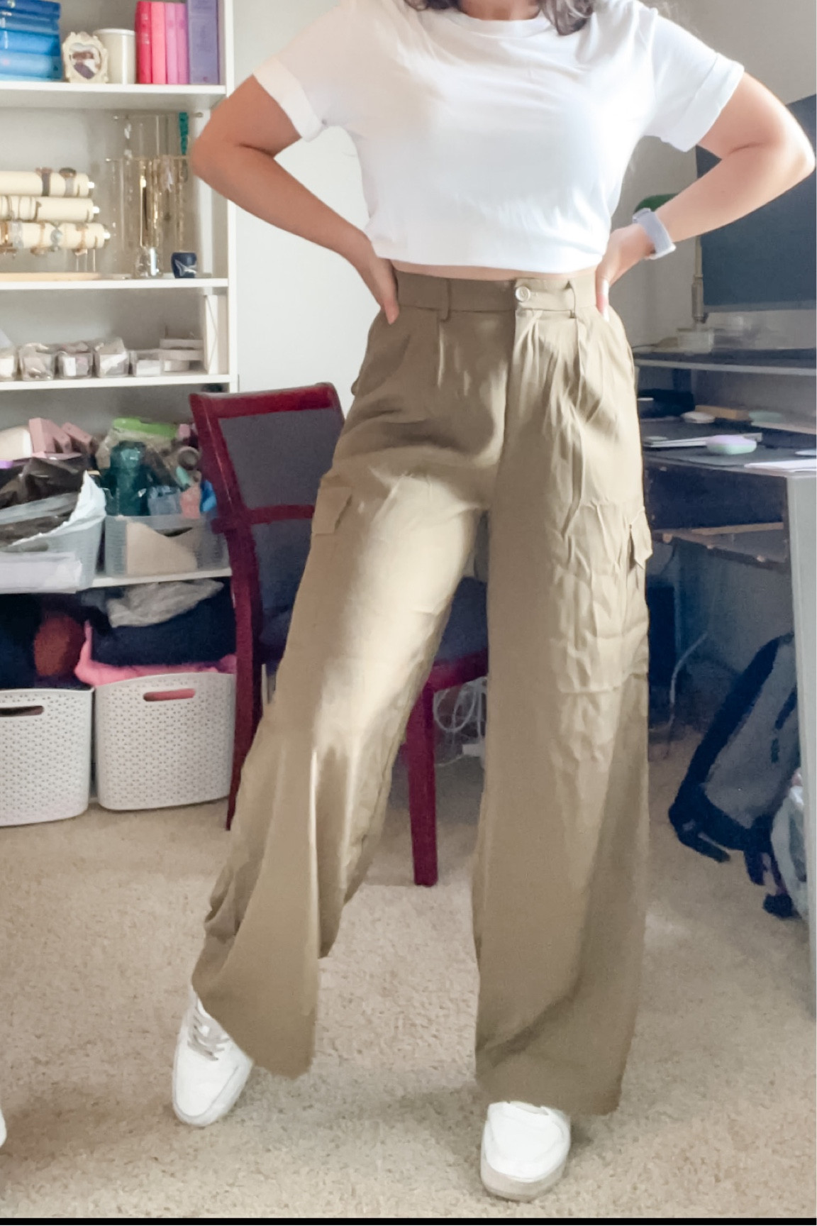Cargo trousers from Amazon 😍

#LTKstyletip #LTKSeasonal #LTKworkwear