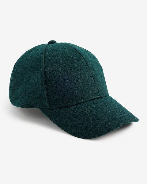 Green Wool Baseball Hat | Express