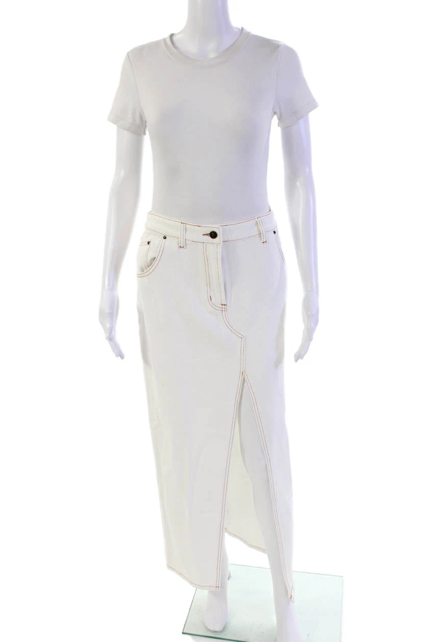 Lioness Womens Barbie Split Midi Skirt - Porcelain Size S | eBay | eBay US