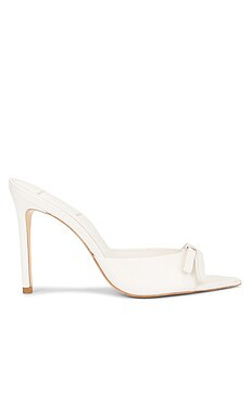 BLACK SUEDE STUDIO Brea Bow Sandal in Coconut from Revolve.com | Revolve Clothing (Global)