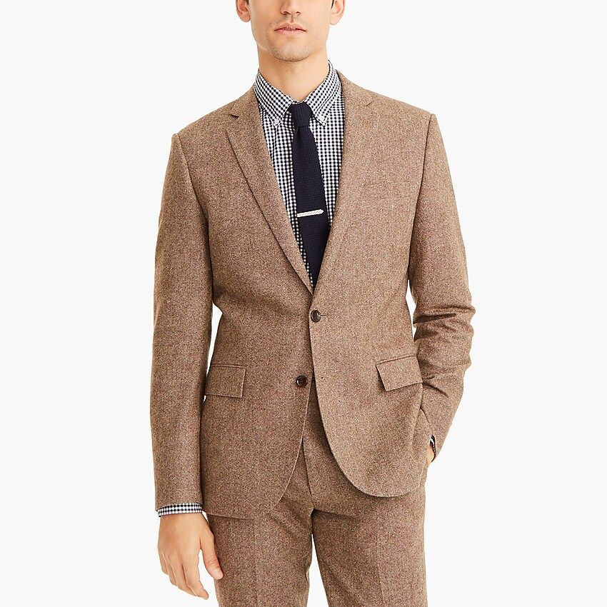 Slim-fit Thompson suit jacket in Donegal wool blend | J.Crew Factory