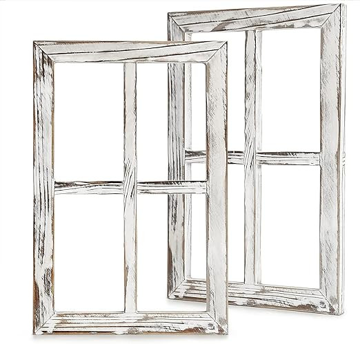 CALIFORNIA CADE ELECTRONIC Rustic Wall Decor-Home Decor Window Barnwood Frames -Room Decor for Ho... | Amazon (US)