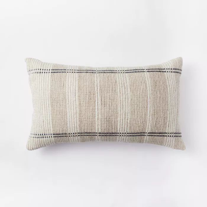 Woven Striped Throw Pillow Neutral - Threshold™ designed with Studio McGee | Target