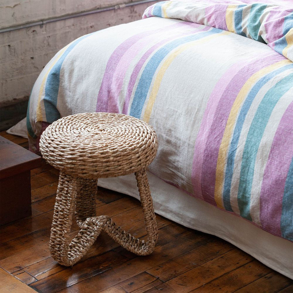 Woven Seagrass Stool | GreenRow