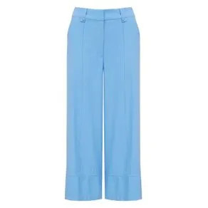 Calça cupro bolso nervuras azul brisa 40 | OffPremium (BR)