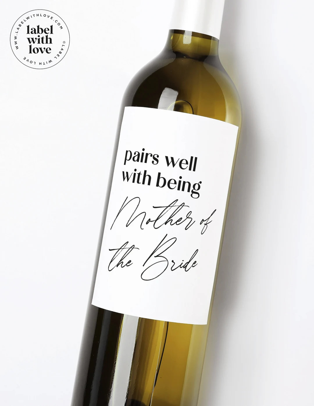 Mother of the Bride Wine Labels Mother of the Groom Gift - Etsy | Etsy (US)