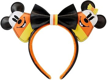 Loungefly Disney Mickey and Minnie Mouse Candy Corn Ear Headband, One Sixe | Amazon (US)
