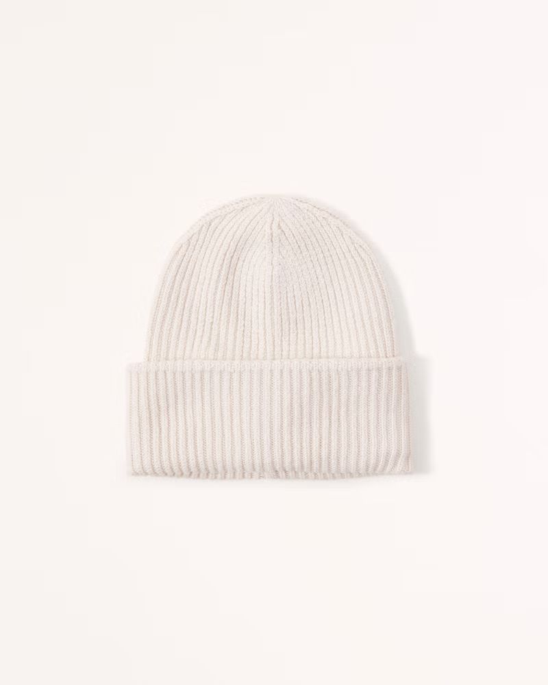 Women's Slouchy Rib Beanie | Women's 25% Off Select Styles | Abercrombie.com | Abercrombie & Fitch (US)