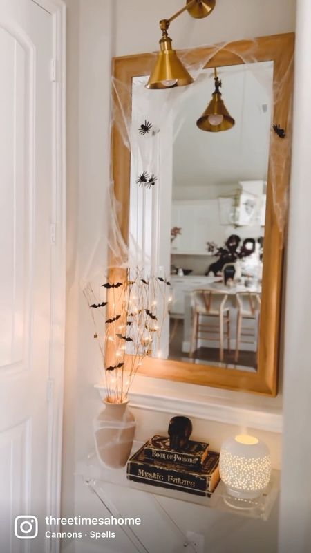 Halloween spooky hallway decor, simple and neutral Amazon Halloween finds 

#LTKHalloween #LTKhome