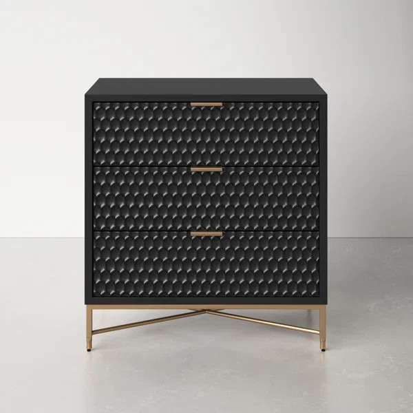 Capra 3 Drawer 32" W Chest | Wayfair Professional