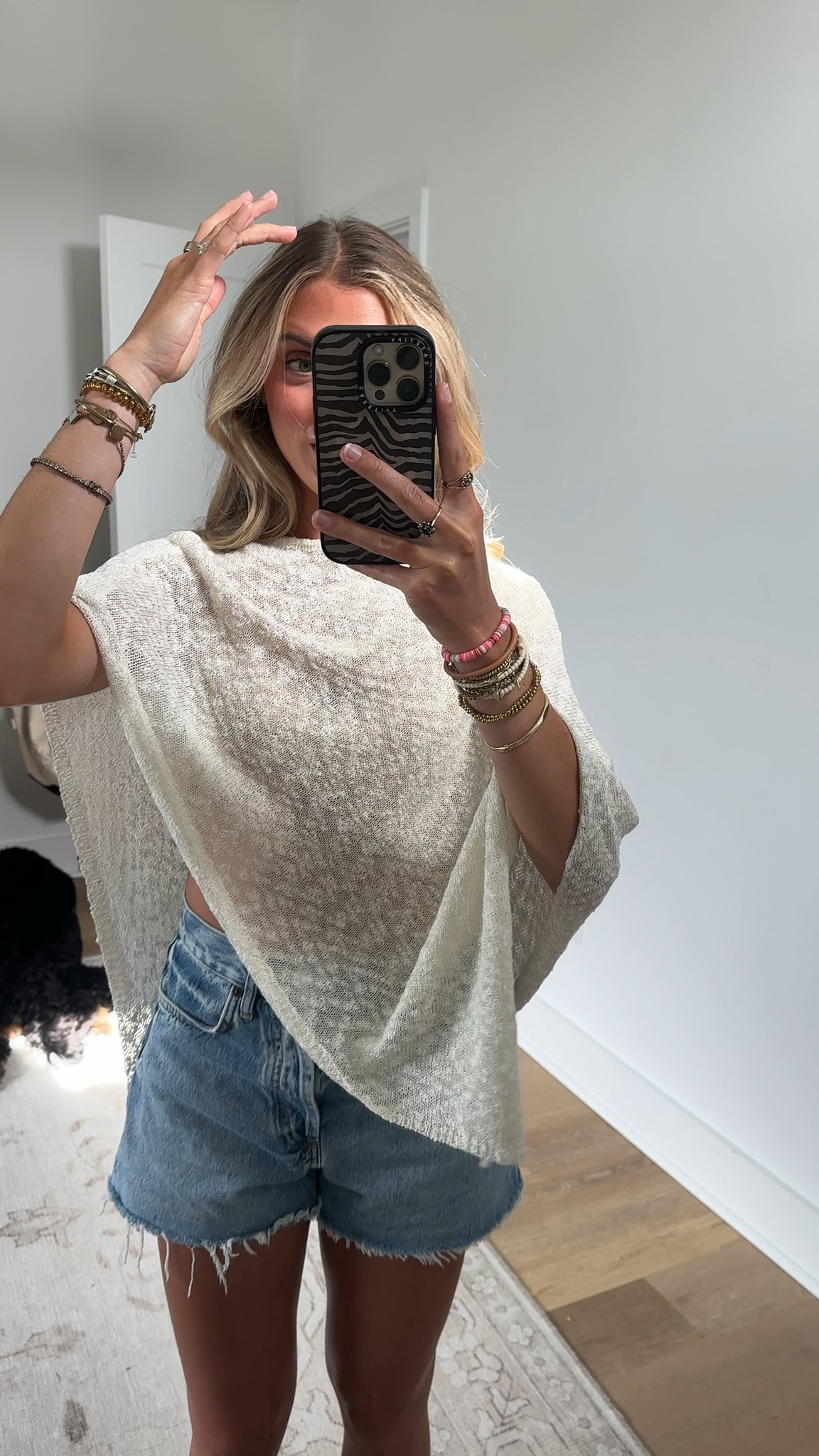 Amazon size small Chevara Women’s Asymmetrical Knit Sweater Boat Neck Batwing Sleeve Loose Fit Sheer Poncho Crochet Summer Tops

#LTKootd #LTKSeasonal #LTKSaleAlert
