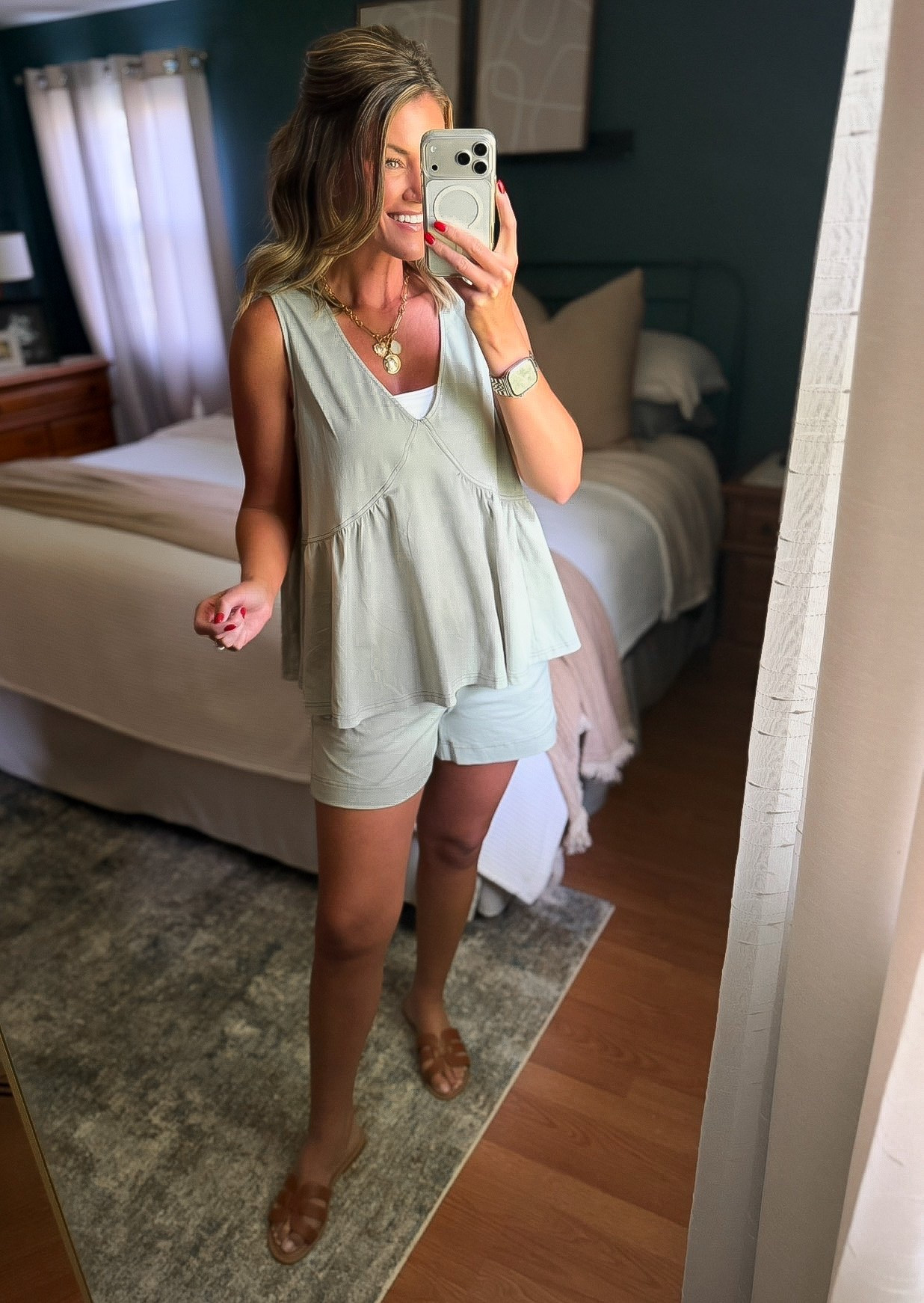 Comfy 2 piece set perfect for Summer. 
Wearing medium

#LTKSeasonal #LTKOver40