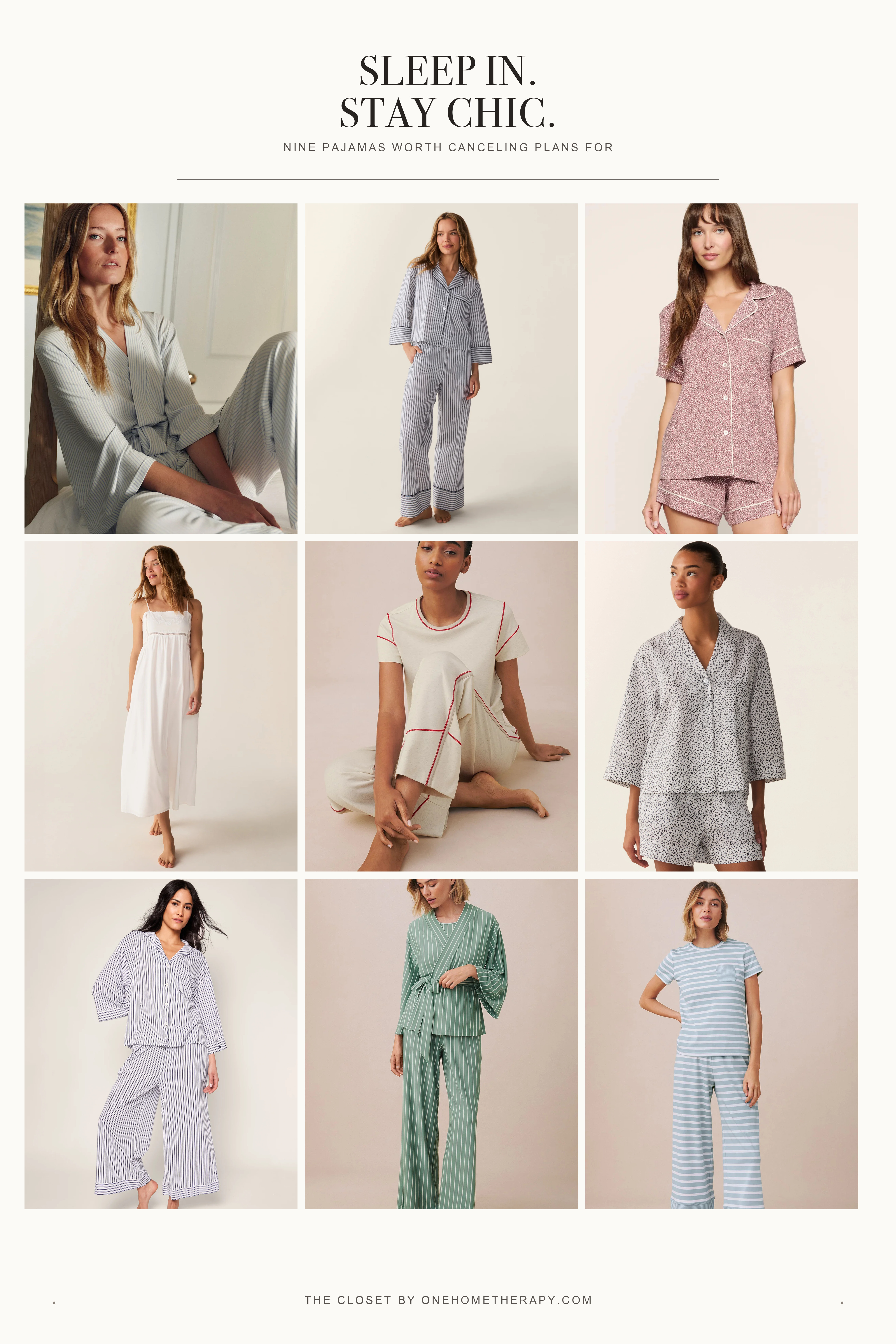 Cancel the plans. Keep the pajamas.
9 impossibly chic
sets for sleeping in, lounging around & looking suspiciously put together.
#LTKStyle #LTKFinds #LTKFashion
#Pajamas #ChicPajamas #Sleepwear #Loungewear
#CozyStyle #StayInStyle #FallStyle #FallFashion #ClosetFinds

#LTKmorningroutine #LTKdayinmylife #LTKHome 

 