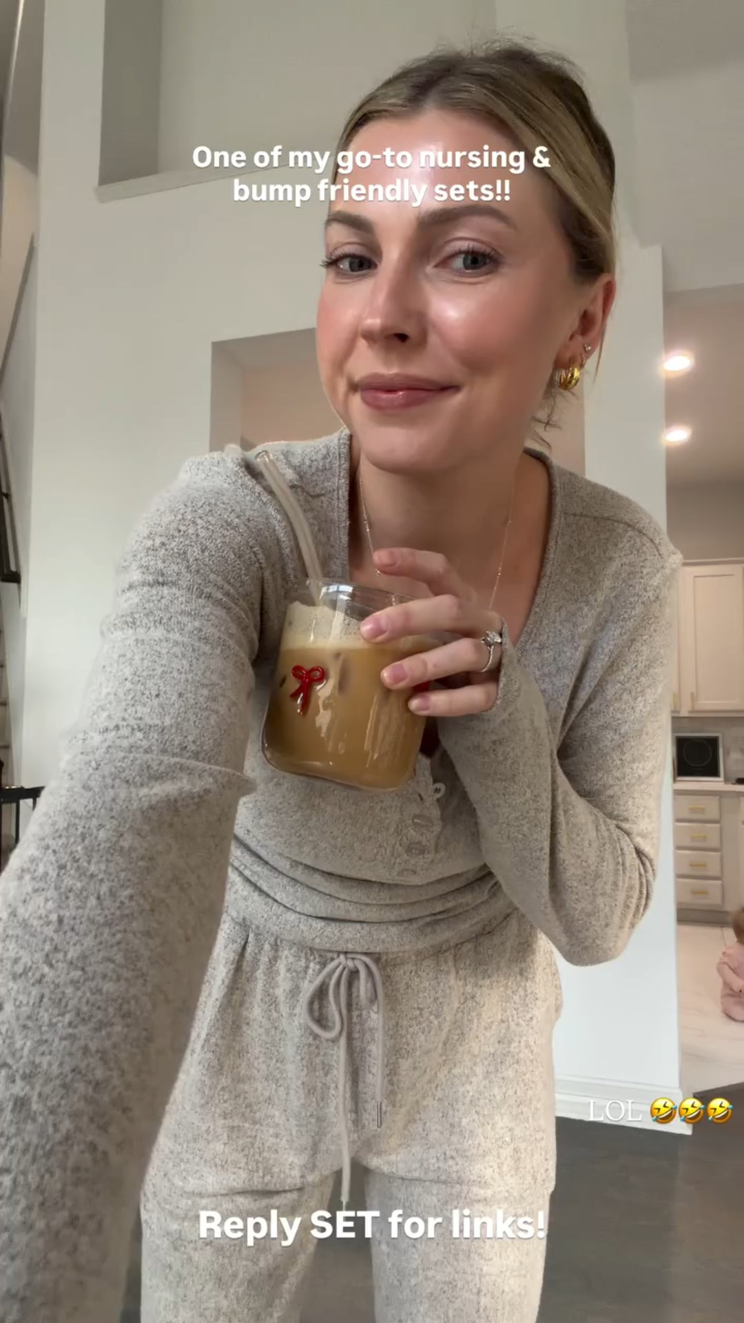 One of my go-to nursing & bump friendly sets!! Size M.

#LTKootd #LTKmomlife