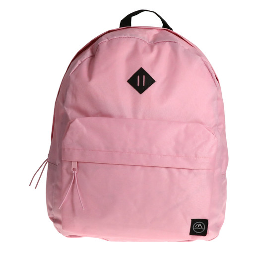 basic backpack 16in x 12.5in - pink | Five Below