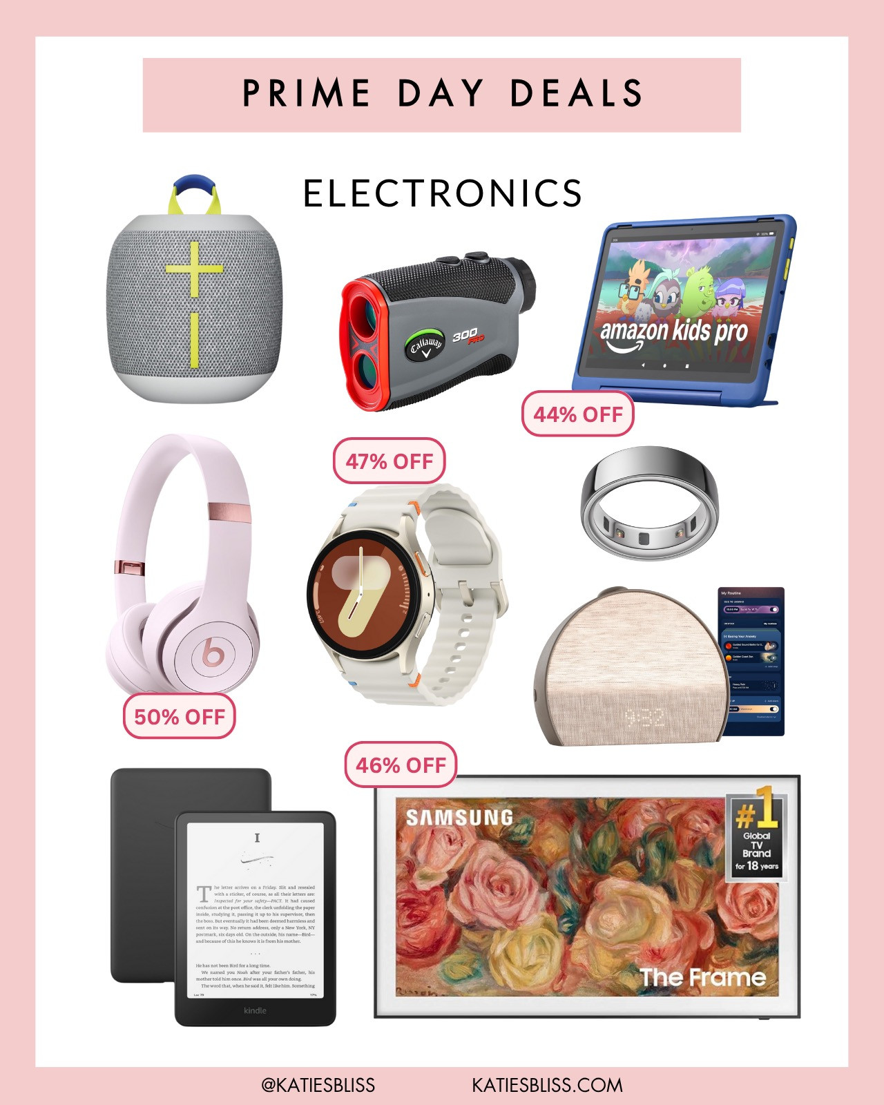 Amazon Prime Day Deals ✨ electronics 

Sale Alert. Markdowns. Deals. Prime. Tv. Frame. Headphone. Oura ring. Kindle. Tablet. Hatch. Tech. 




#LTKSaleAlert #LTKHome #LTKFindsUnder100