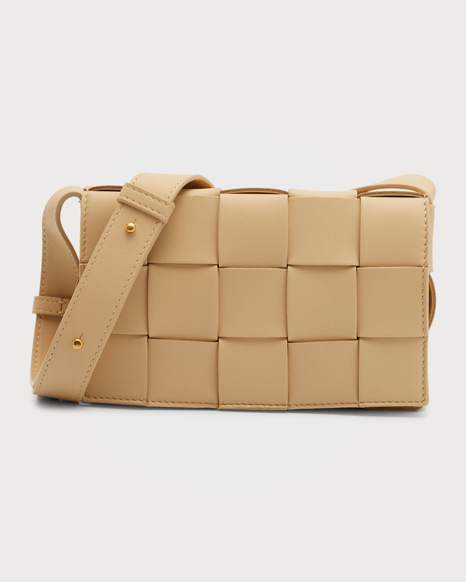 Cassette Intrecciato Lambskin Shoulder Bag | Neiman Marcus