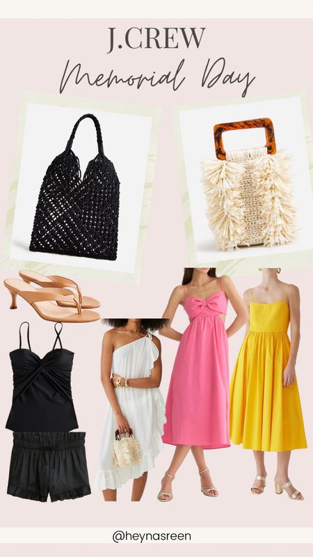 My picks from the J.Crew Memorial Day weekend sale, lots of great vacation & beach outfits, accessories and summer event dresses. Code WEEKEND

#LTKsalealert