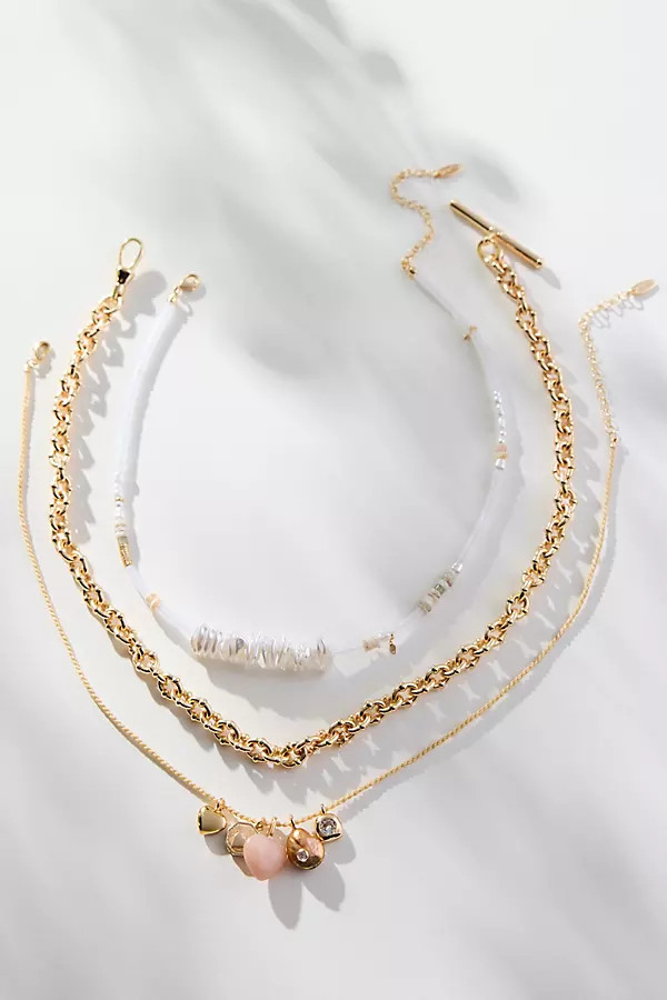 Shades of Sea Layered Necklaces: Charm Edition | Anthropologie (US)