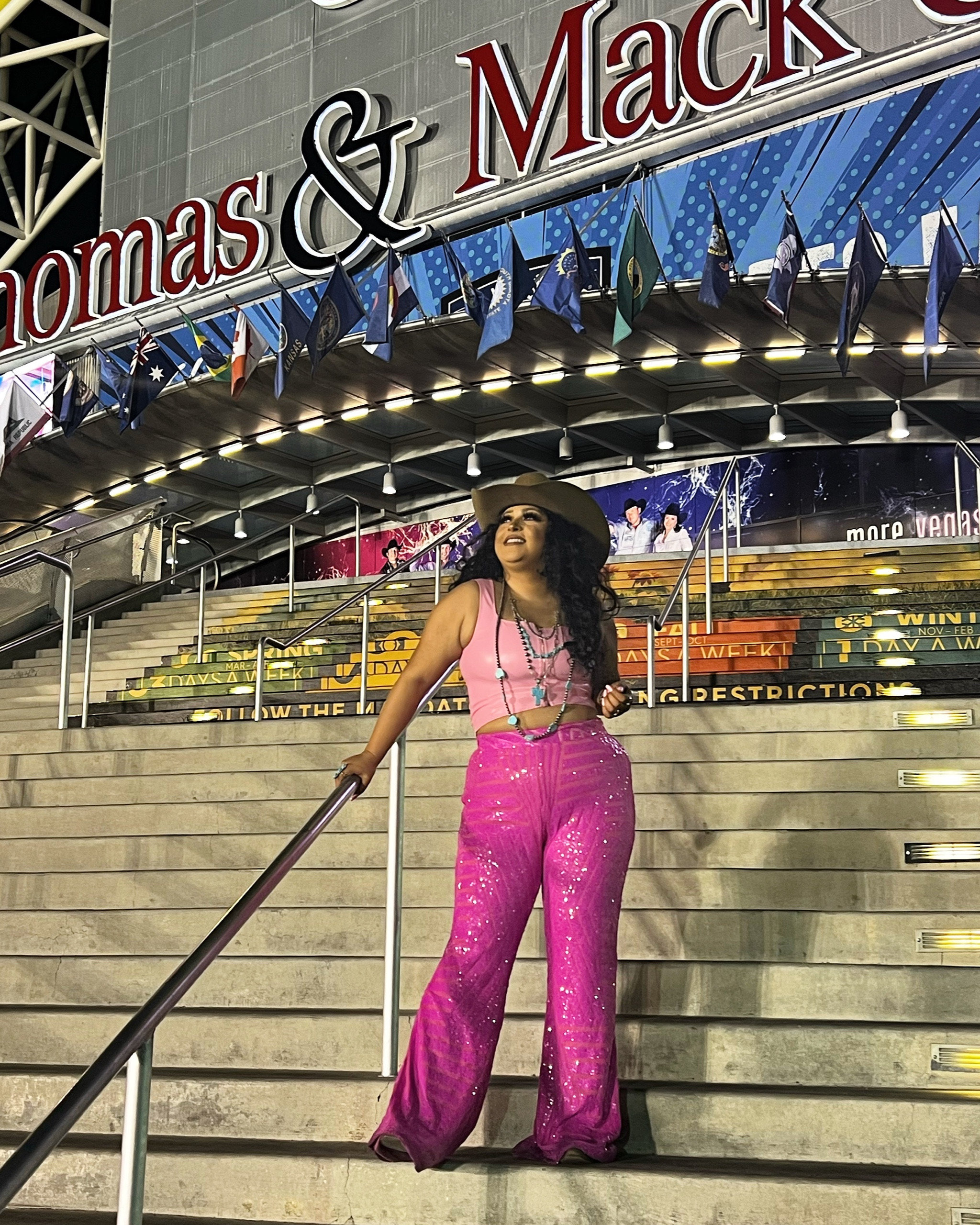 Pink night at NFR 

#LTKfit