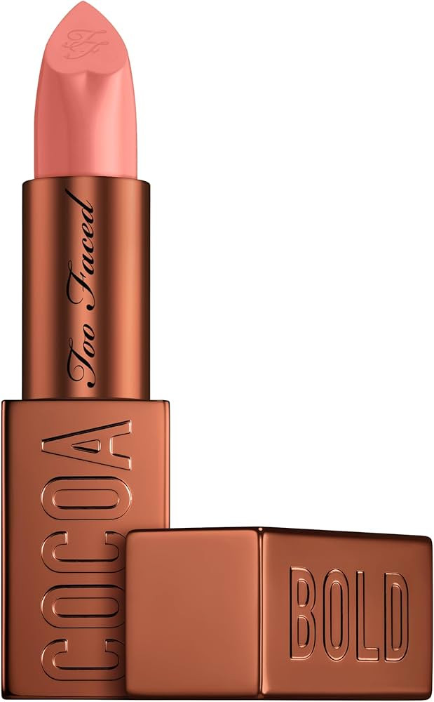 Too Faced Cocoa Bold Lipstick | Creamy, Nude Lipstick Shades with Demi-Matte Finish, 0.11 Ounce | Amazon (US)