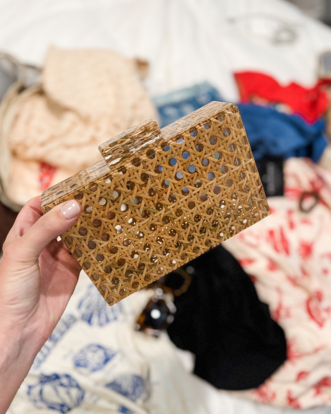 This little acrylic rattan clutch is one of those accessories that instantly makes an outfit feel more put together! ☀️🤍

It’s the perfect summer bag for vacations, date nights, weddings, brunches, and everything in between. The neutral rattan detail goes with so many outfits, and the acrylic design gives it such a fun, elevated look.

Amazon Fashion, Summer Style, Amazon Finds, Rattan Clutch, Summer Accessories, Affordable Style, Vacation Style, Date Night Outfit, Fashion Favorites, Summer Wardrobe, Style For Less

#LTKootd #LTKTravel #LTKmomlife